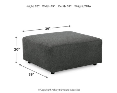 Edenfield Oversized Accent Ottoman - Al Rugaib Furniture