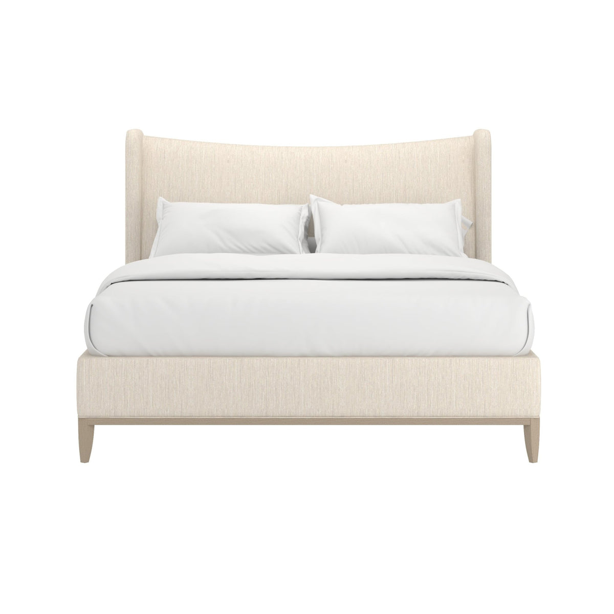 Edwin Wing Shelter Queen Uph. Bed -Cr+Me Beds| A.R.T. Furniture
