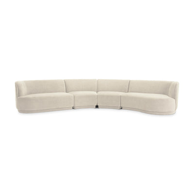 Yoon Eclipse Modular Sectional Chaise Right Sweet Cream
