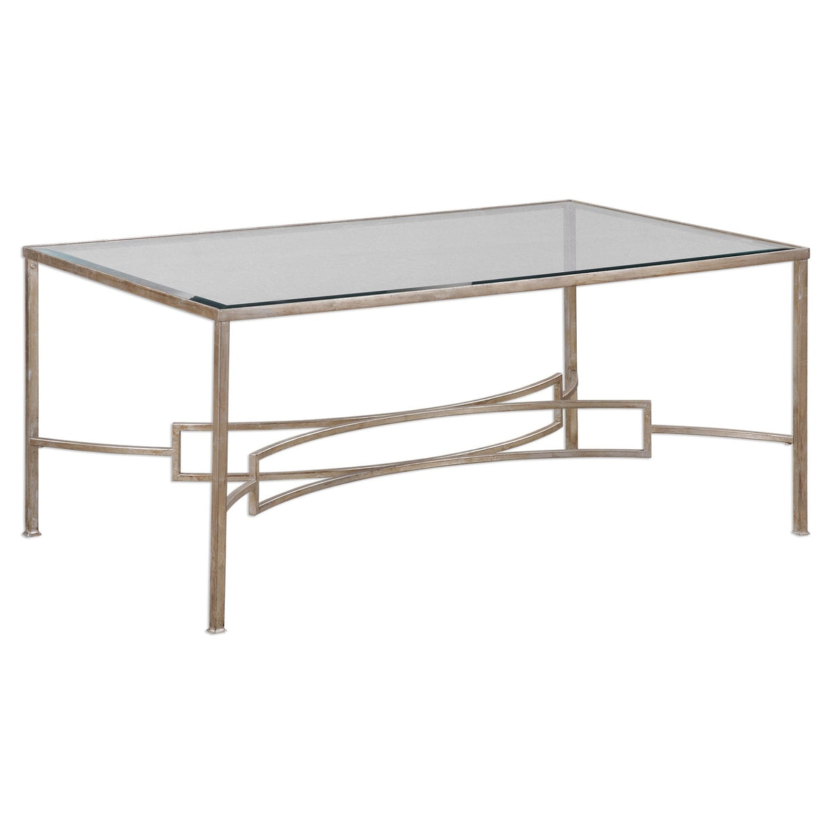 Eilinora Silver Leaf Coffee Table Coffee Tables| Uttermost