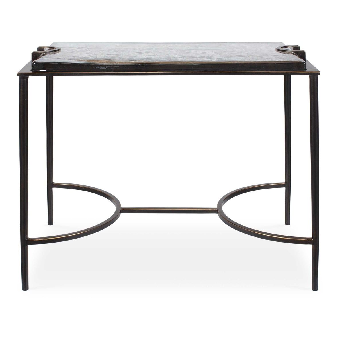 Eisen Textured Glass Accent Table Accent & End Tables| Uttermost