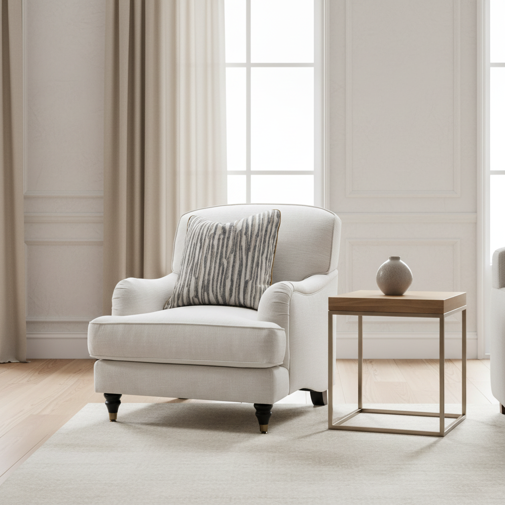 el Amor Cream Accent Chair Chairs| Roots Furniture