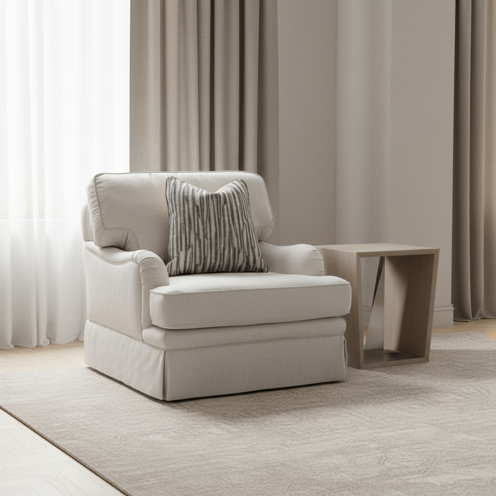 el Amor Cream Arm Chair Chairs| Roots Furniture