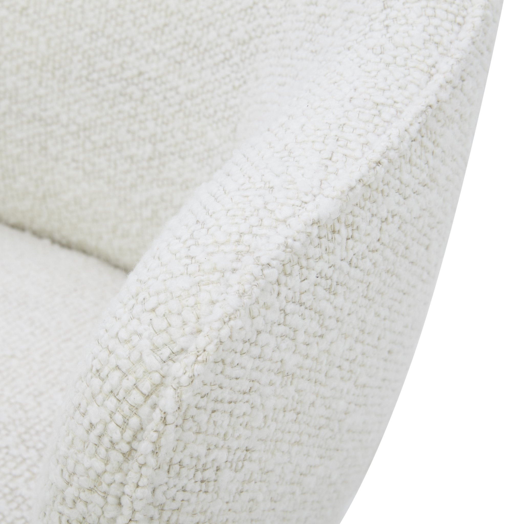 Elara off white Leather Arm chair Dining Chairs| Roots Furniture