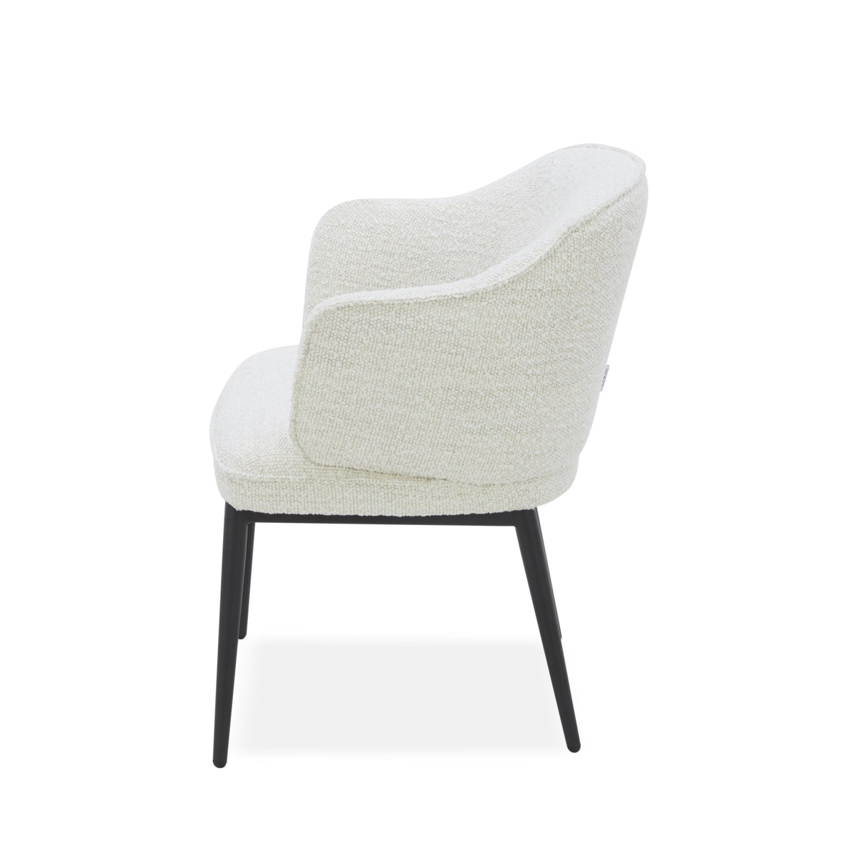 Elara off white Leather Arm chair Dining Chairs| Roots Furniture