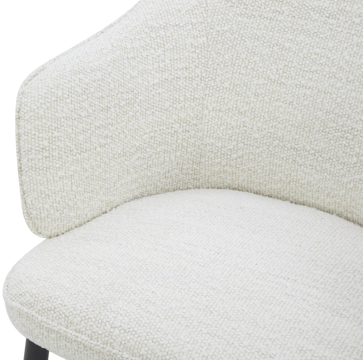 Elara off white Leather Arm chair Dining Chairs| Roots Furniture