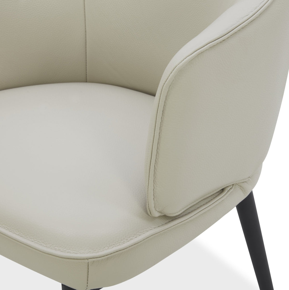 Elara white Arm chair Dining Chairs| Roots Furniture