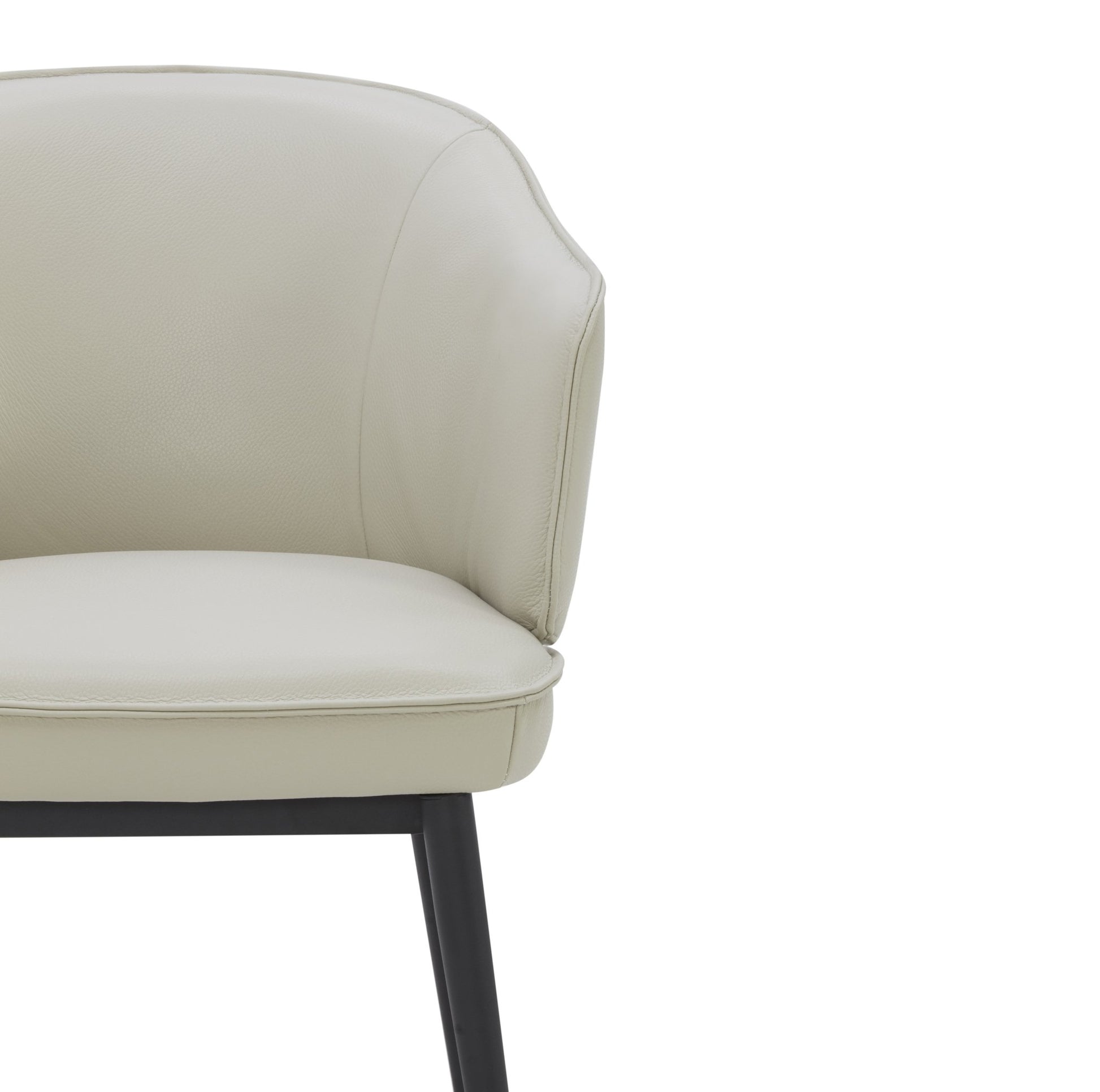 Elara white Arm chair Dining Chairs| Roots Furniture
