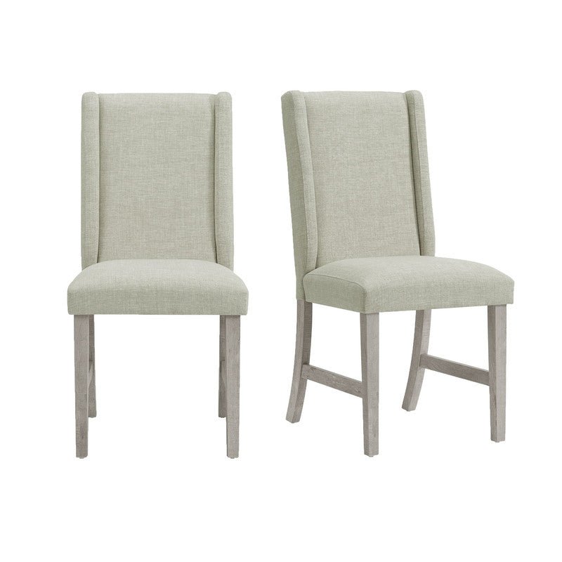 Eleanor Dining Side Chair with Heirloom Fabric in White (2 Per Carton) Dining Chairs| Roots Furniture