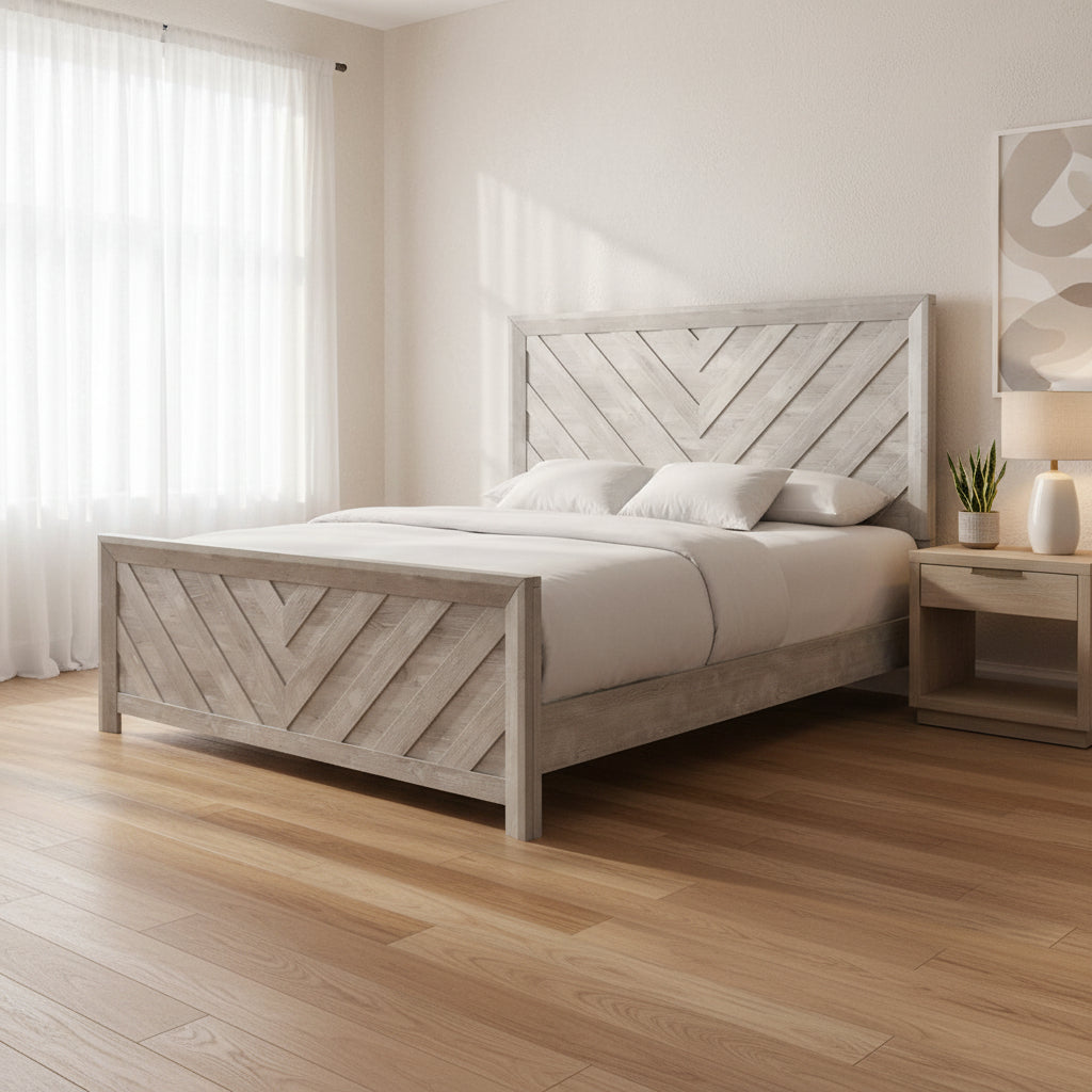 Eleanor King Bed in White Beds| Roots Furniture