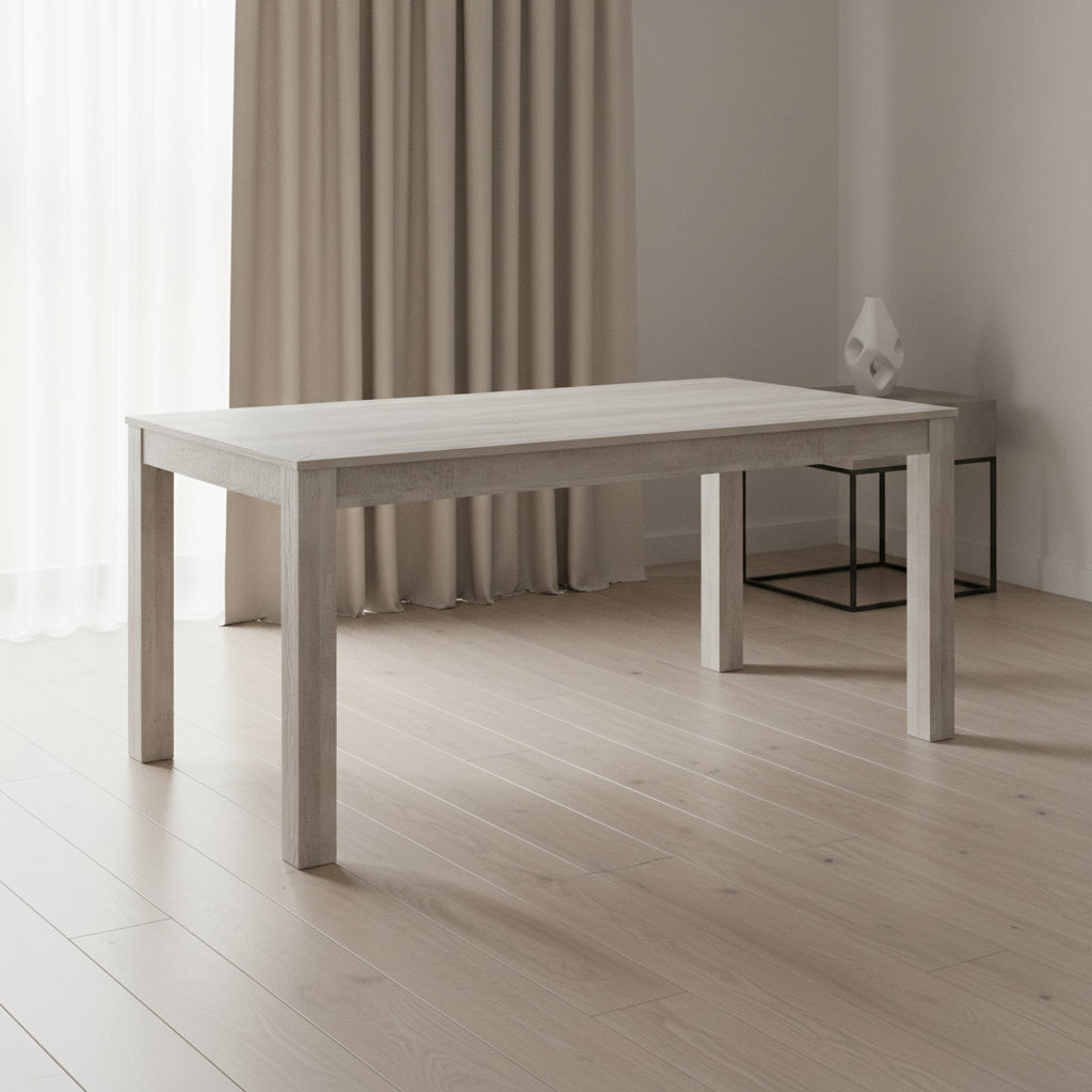 Eleanor Rectangular Dining Table in White Dining Tables| Roots Furniture