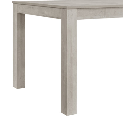 Eleanor Rectangular Dining Table in White - Al Rugaib Furniture