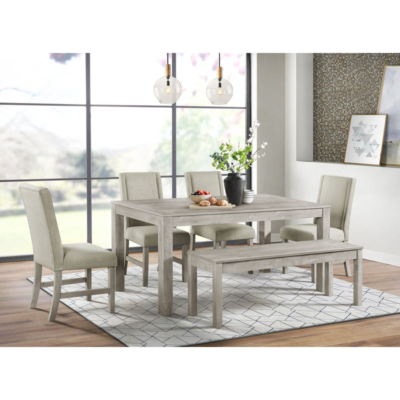 Eleanor Rectangular Dining Table in White - Al Rugaib Furniture