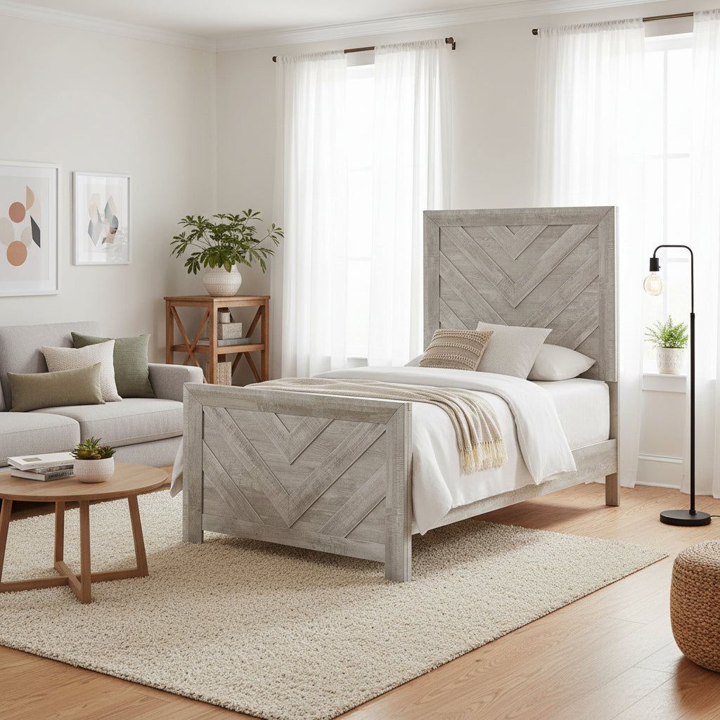 Eleanor Twin Bed in White Beds| Roots Furniture