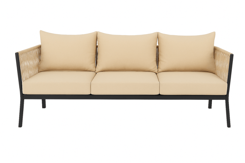 Elegant 5 - piece outdoor seating set - beige - Al Rugaib Furniture