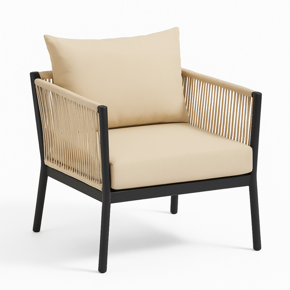 Elegant 5-piece outdoor seating set - beige Outdoor Sets| Otath