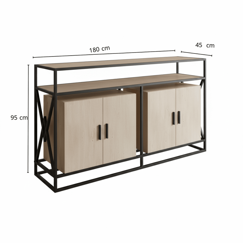 Elegant Buffet Table with Practical Design Isabella buffet cabinet| Otath