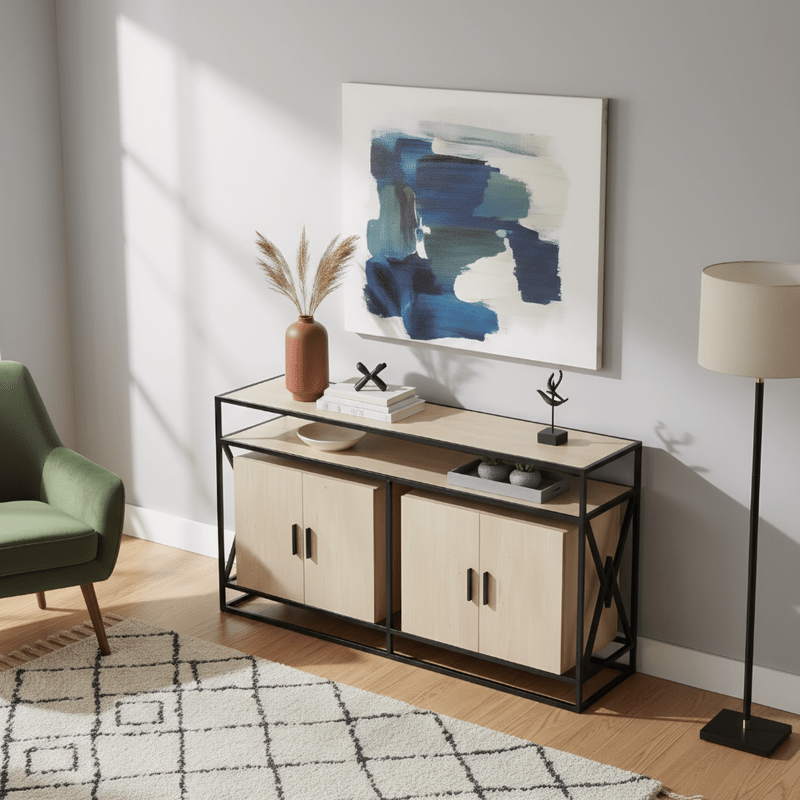 Elegant Buffet Table with Practical Design Isabella buffet cabinet| Otath