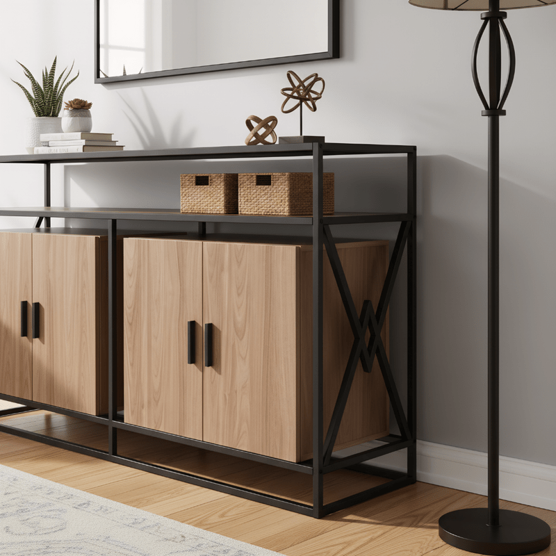 Elegant Buffet Table with Practical Design Isabella buffet cabinet| Otath