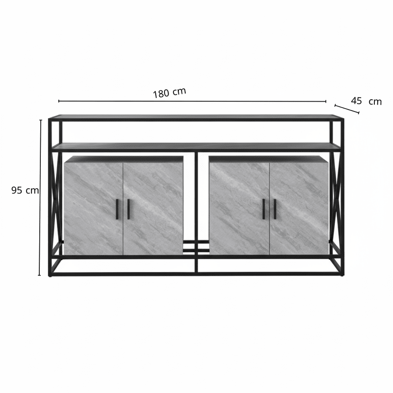 Elegant Buffet Table with Practical Design Isabella buffet cabinet| Otath