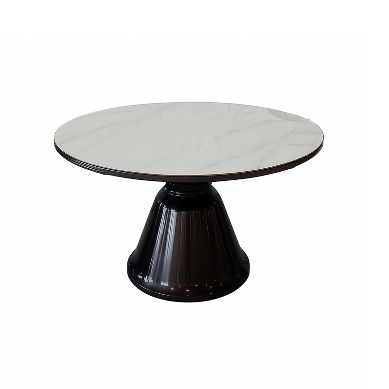 Elegant Ceramic Tables with Modern Black Finish Table Sets| Otath