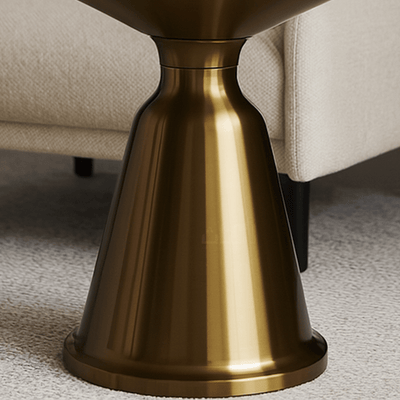 Elegant Ceramic Tables with Modern Golden Finish - Al Rugaib Furniture