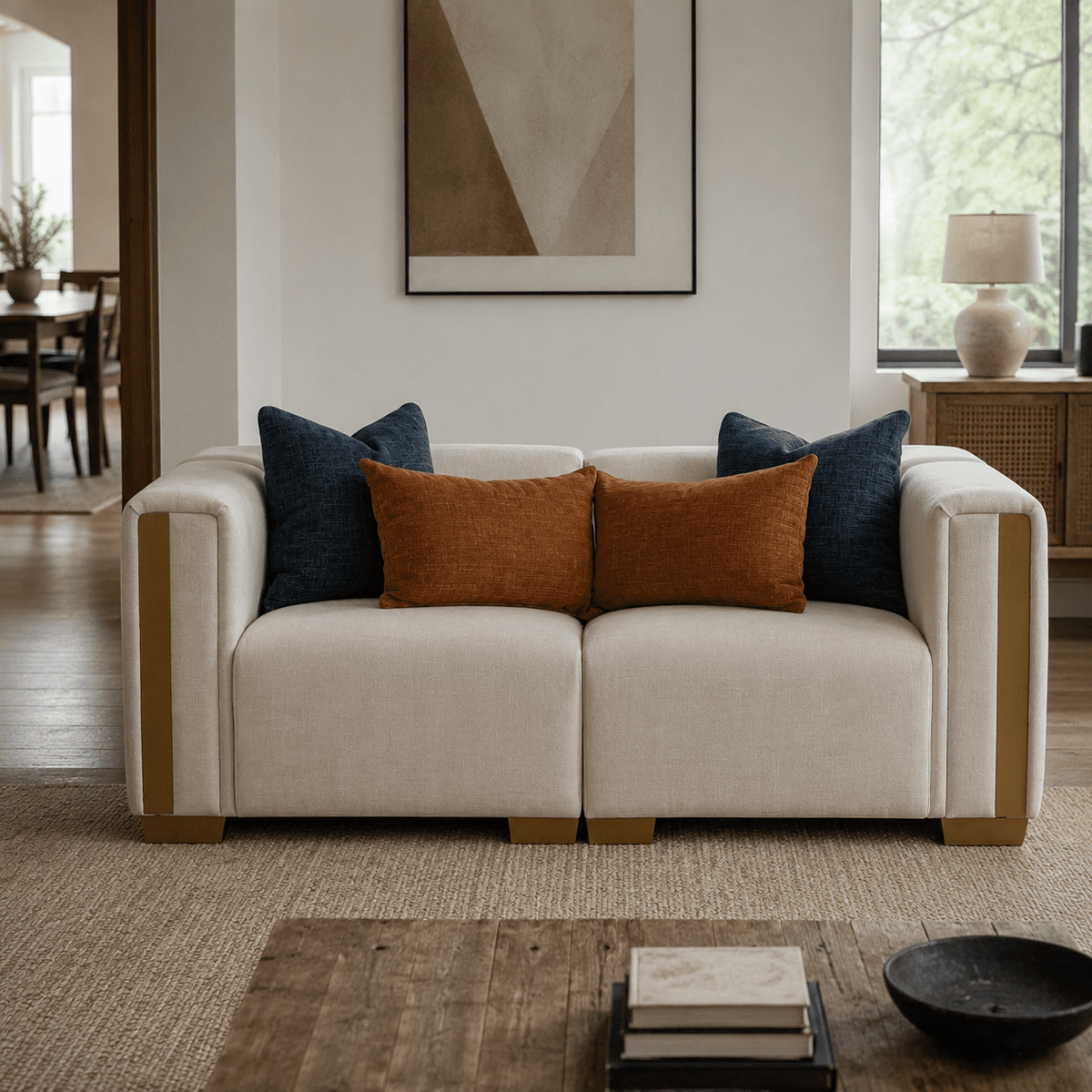 Elegant Embrace Beige Loveseat Sofas & Loveseats| Roots Furniture