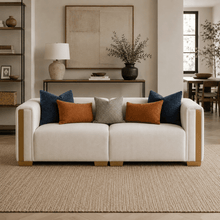 Elegant Embrace Beige Sofa