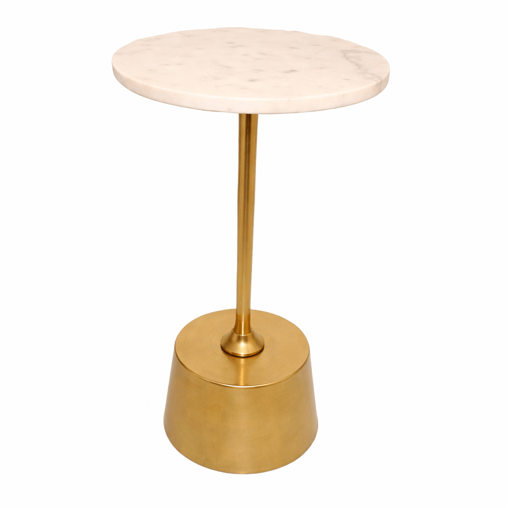Gold & Marble Side Table Accent & End Tables| Uttermost