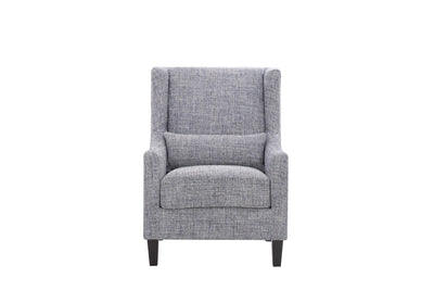 Elegant Grey Accent Chair - Al Rugaib Furniture