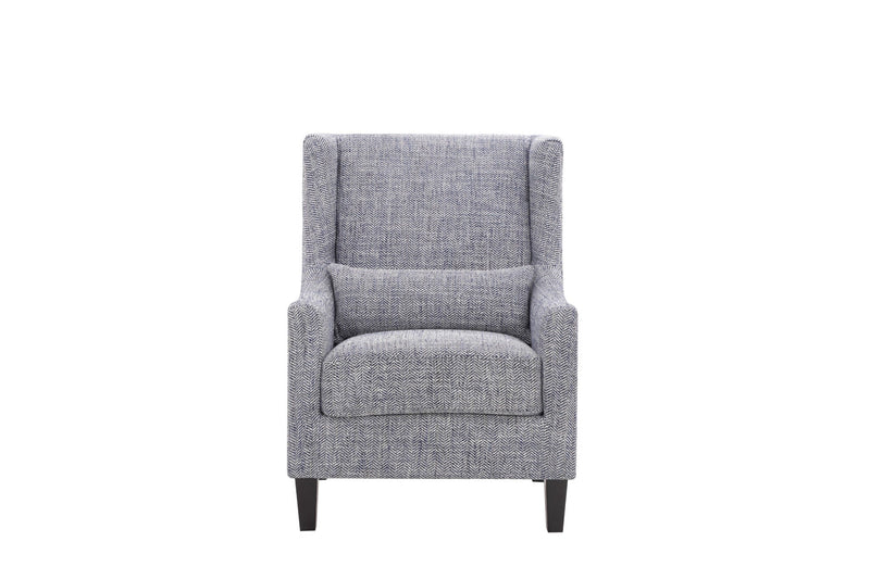 Elegant Grey Accent Chair - Al Rugaib Furniture