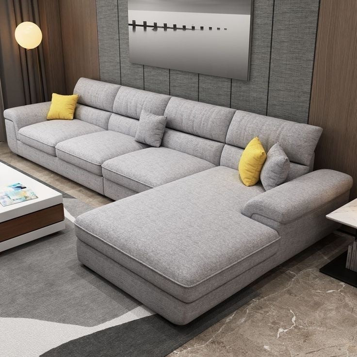 Elegant Grey Corner Sofa Sofas & Loveseats| Otath