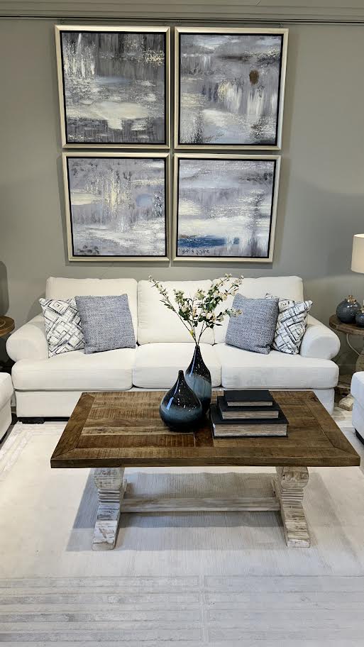 Elegant Off-White Living Room Set Living Room Sets| Roots Furniture