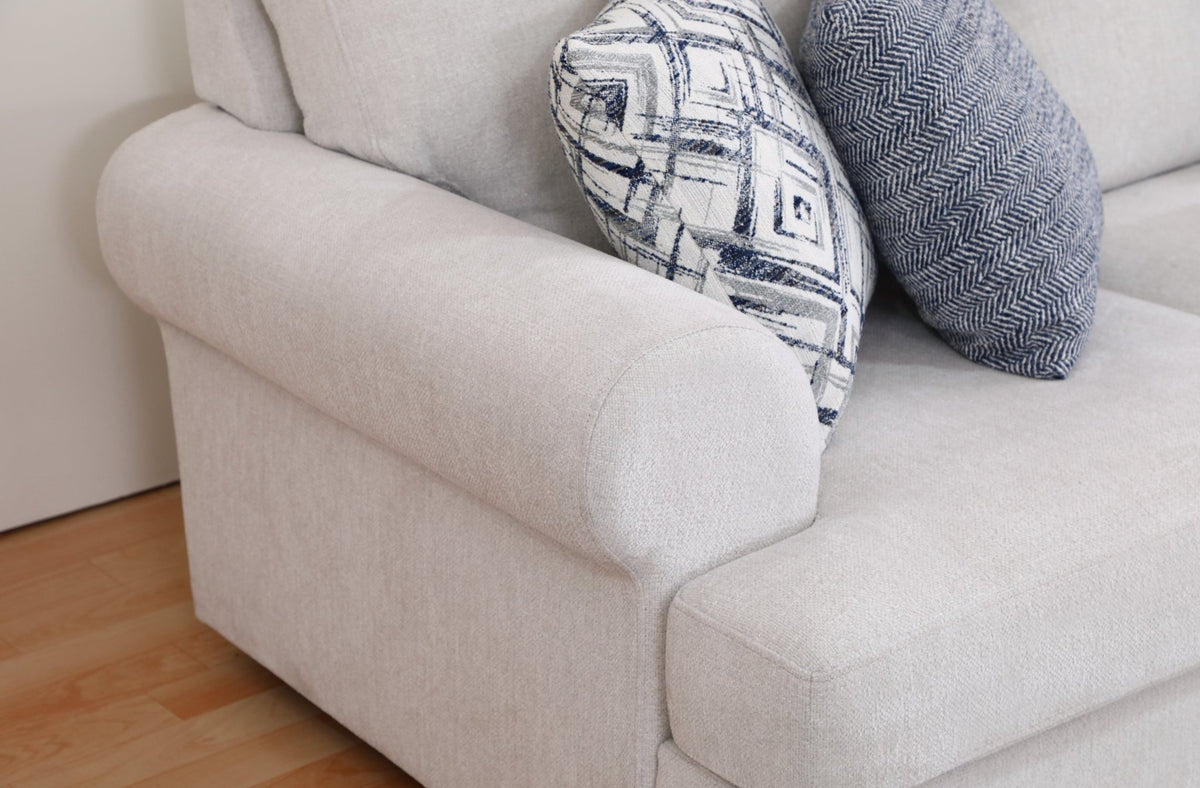 Elegant Off-White Loveseat (176cm) Sofas & Loveseats| Roots Furniture