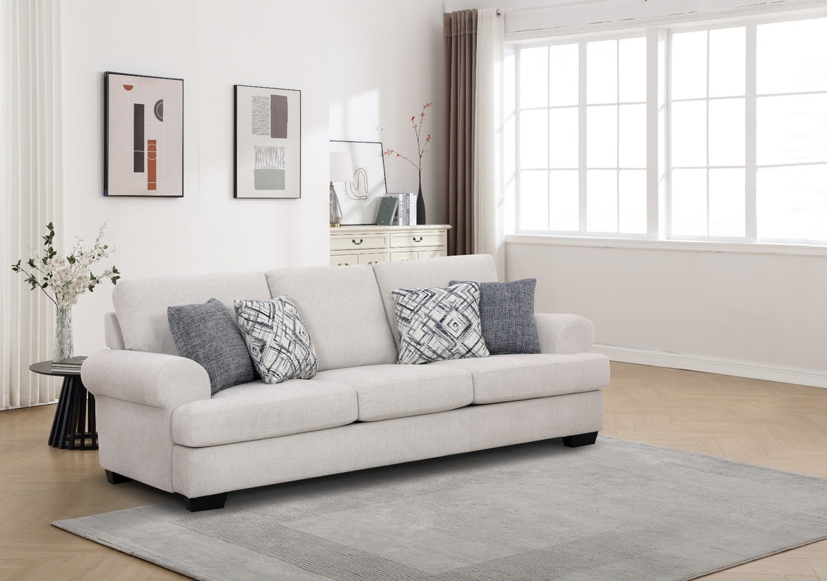 Elegant Off-White Sofa (236cm) Sofas & Loveseats| Roots Furniture