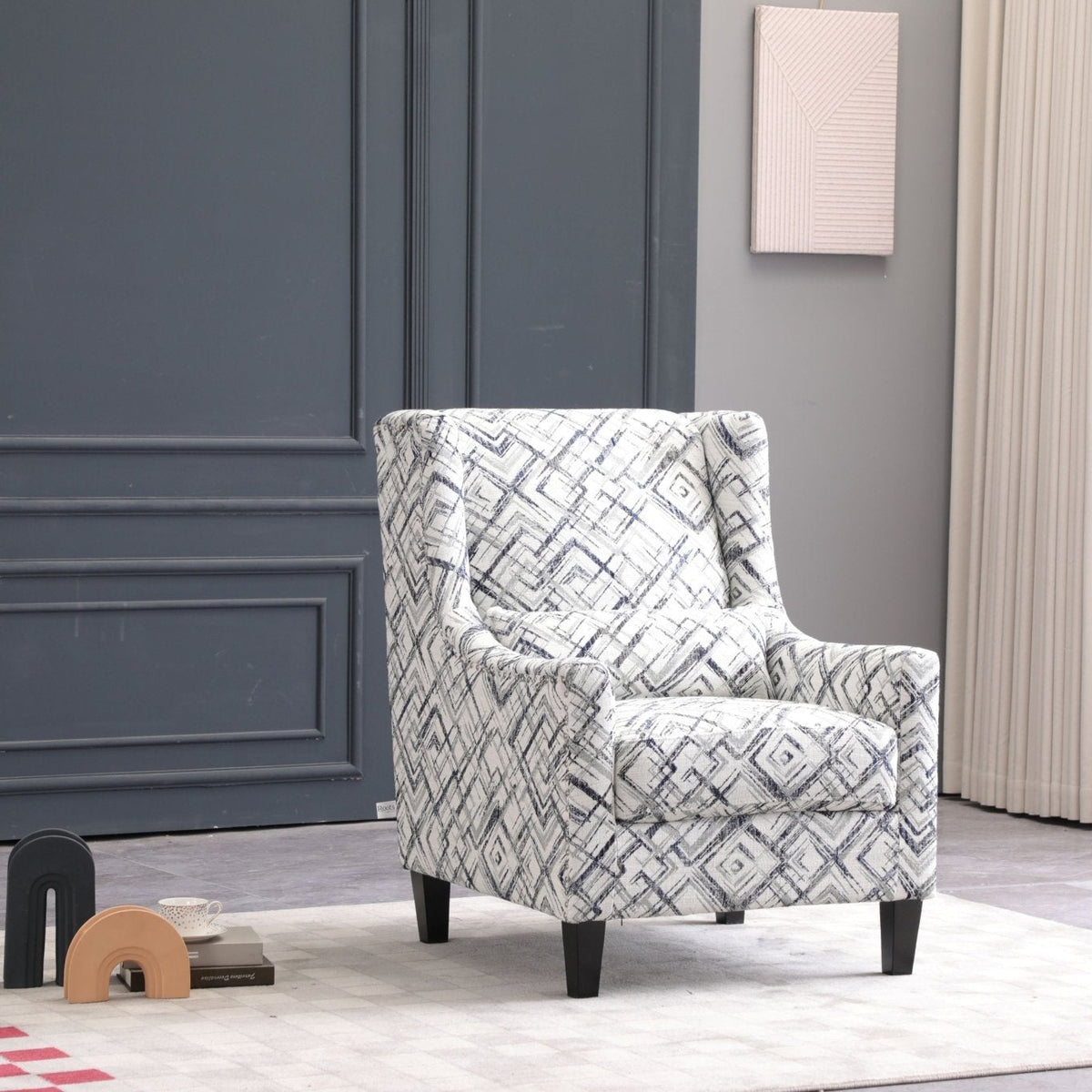 Elegant Printed Accent Chair Chairs| Roots Furniture