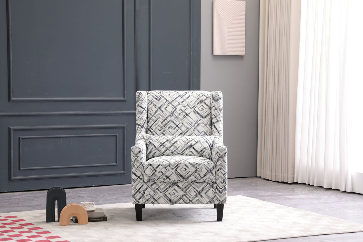 Elegant Printed Accent Chair Chairs| Roots Furniture