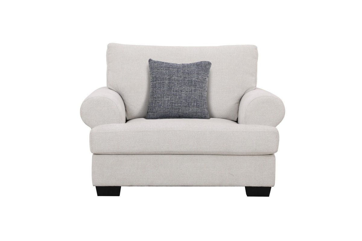 Elegant White Arm Chair Chairs| Roots Furniture