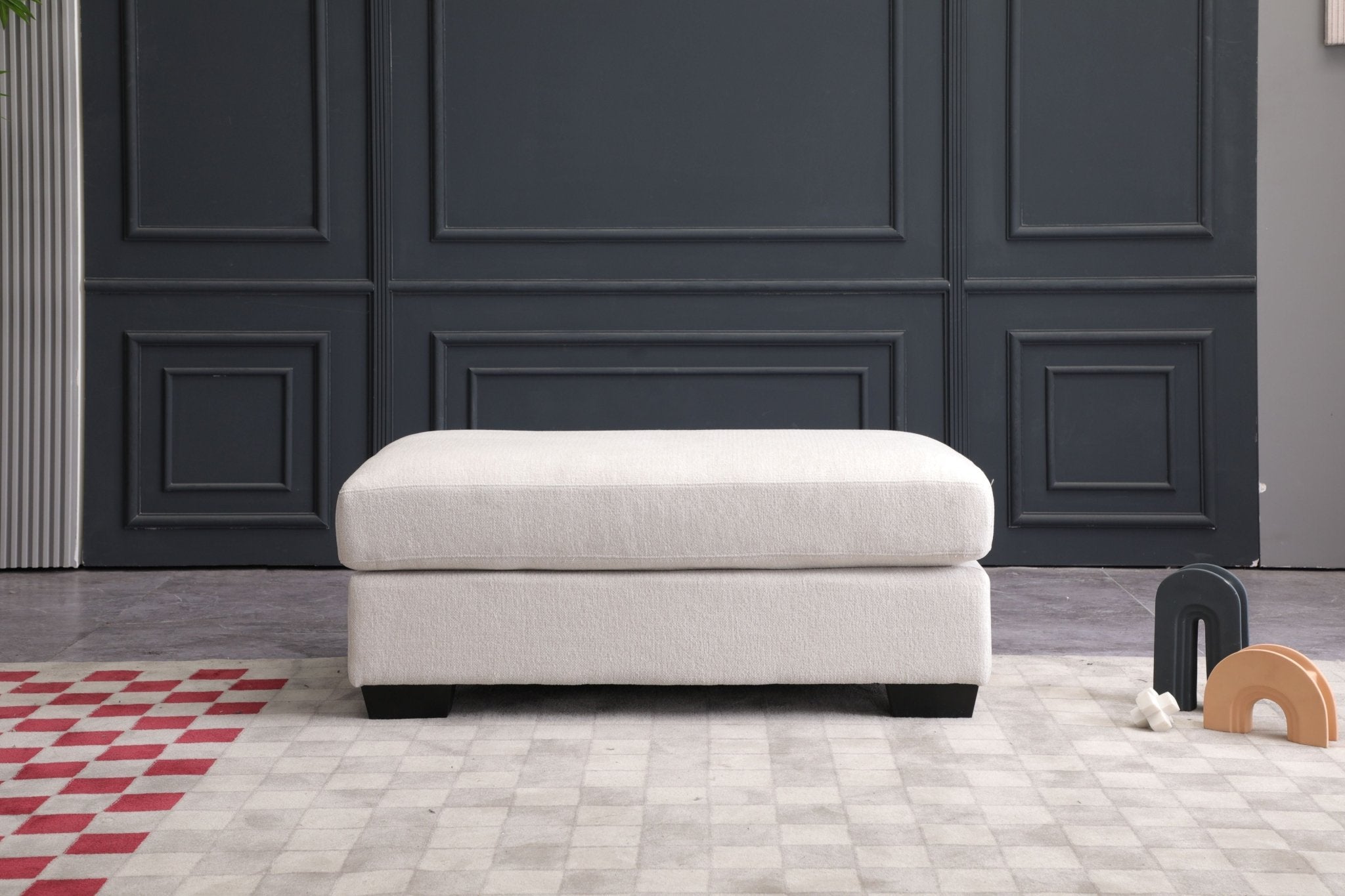 Elegant White Ottoman Ottomans| Roots Furniture