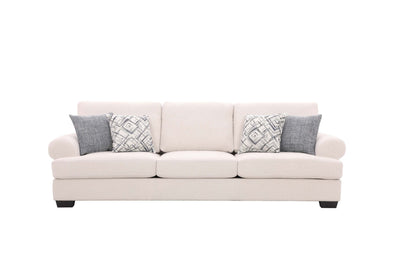 Elegant White XL Sofa - Al Rugaib Furniture