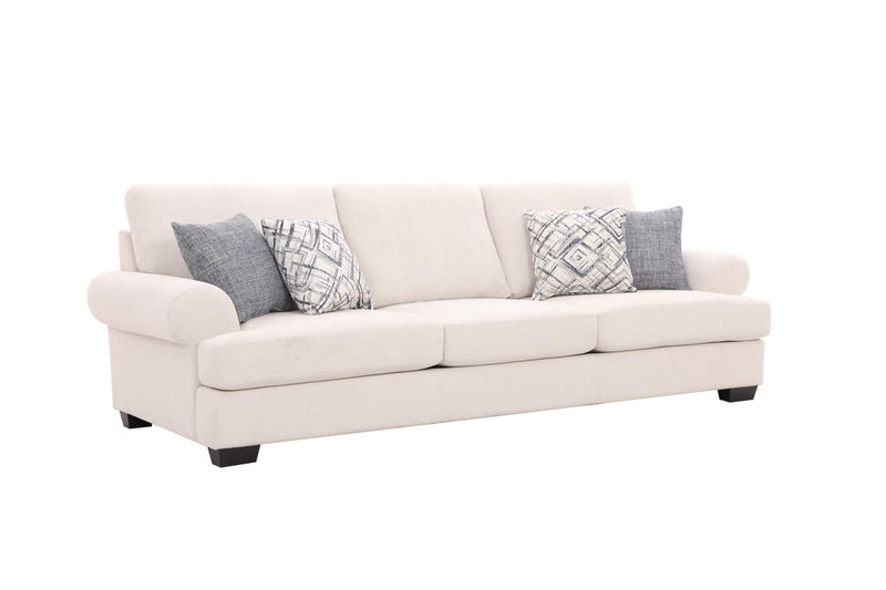 Elegant White XL Sofa - Al Rugaib Furniture