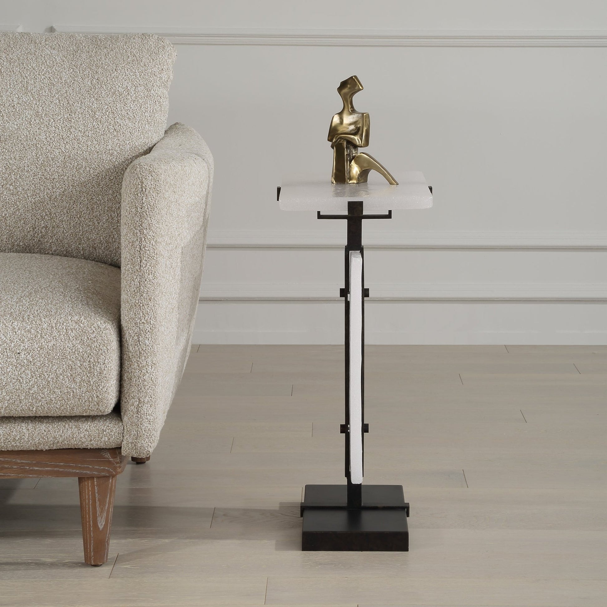 Elements Bubble Glass Accent Table Accent & End Tables| Uttermost