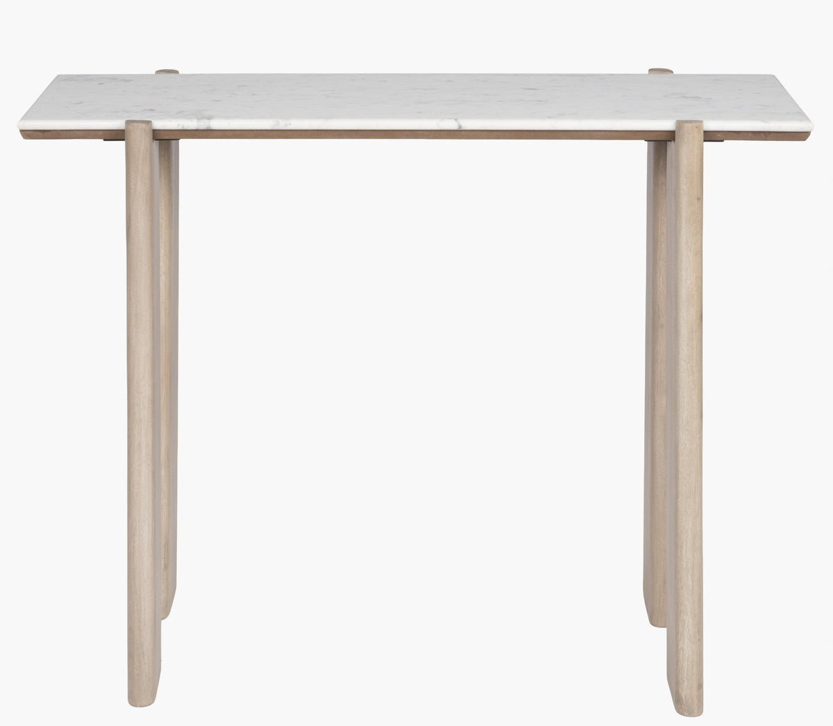 ELEN Acacia wood White Marble Console table Coffee Tables| Roots Furniture