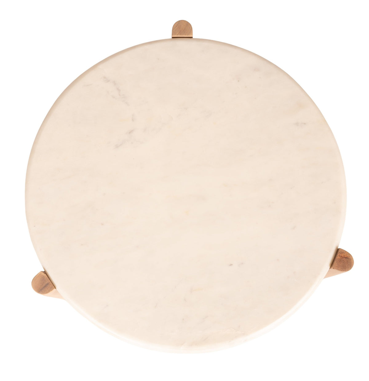 ELEN Acacia wood White Marble Side table Coffee Tables| Roots Furniture