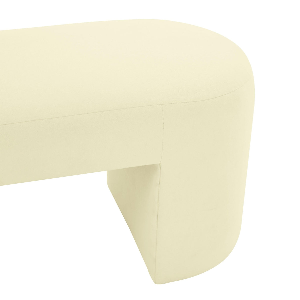 Elena Chiffon Yellow Velvet Bench Benches| TOV