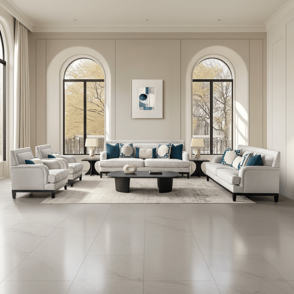 Greek Key Off White Sofa Sofas & Loveseats| Roots Furniture