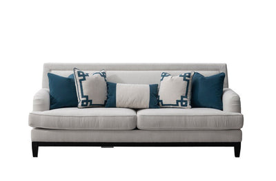 Elevated Greek Off - White Sofa - Al Rugaib Furniture