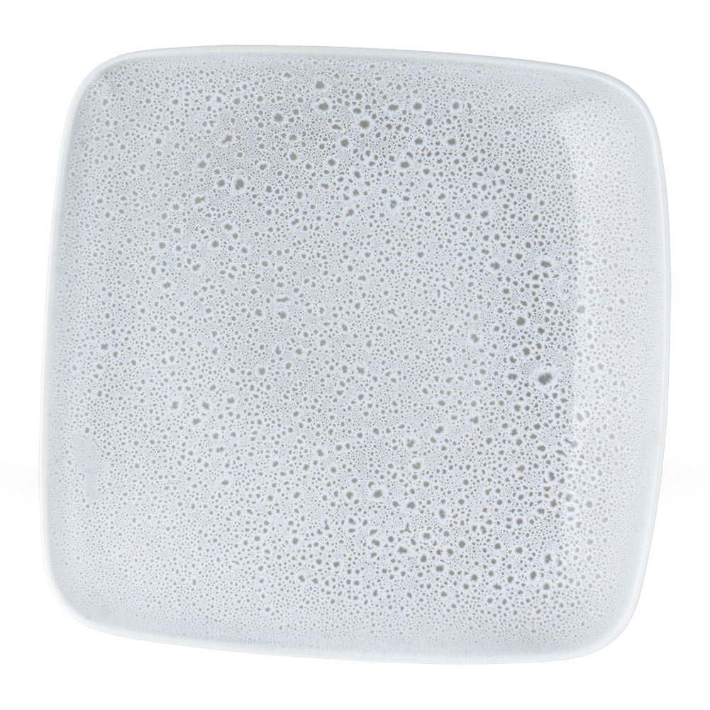ELEVATED SQUARE PLATE-27 CM-REACTIVE POROUS-PISTACHIO-AHC-A Kitchen tools| Roots Furniture