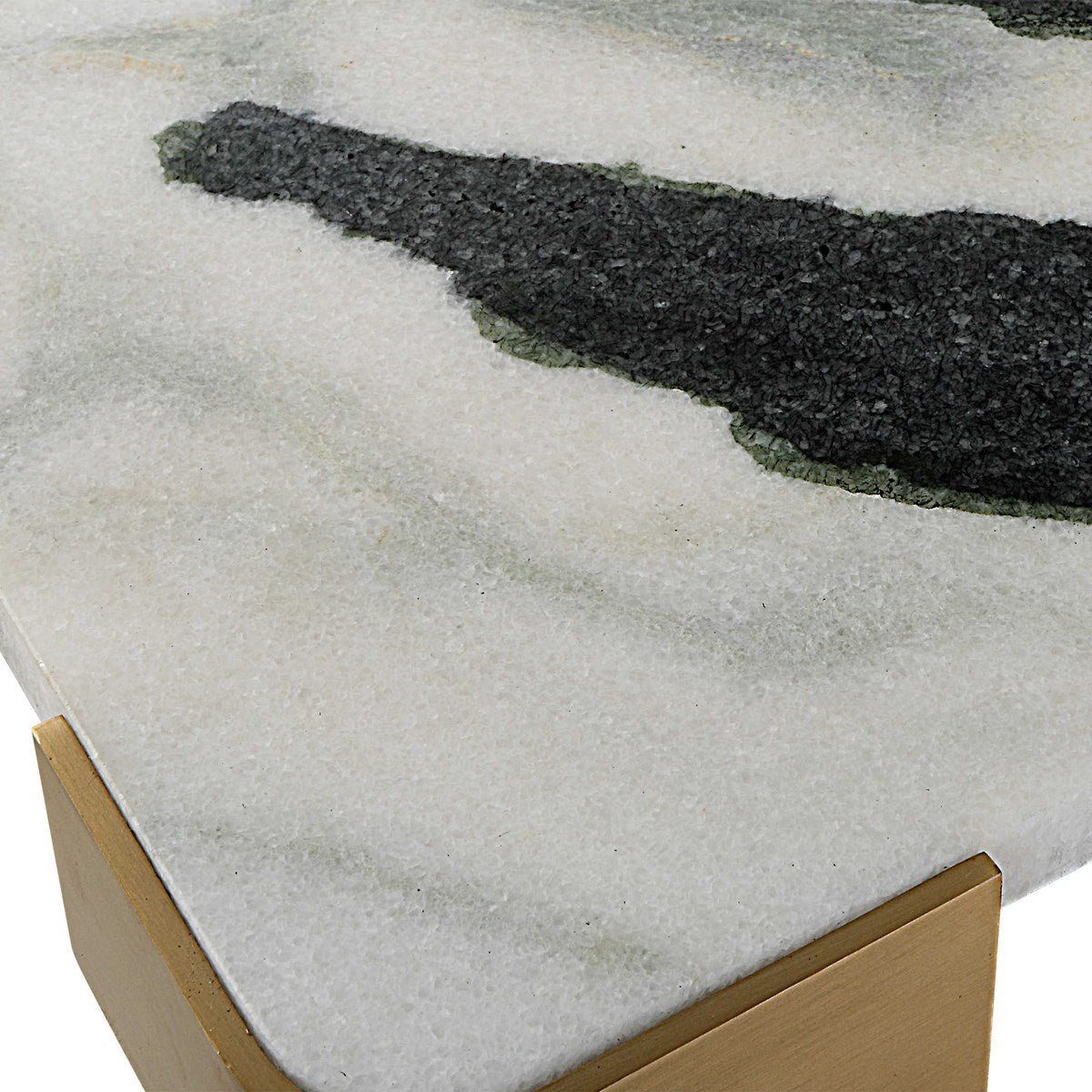 Elevated Tray/Plateau - Panda Marble Medium Tray| Uttermost