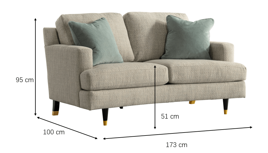 Elif Beige Loveseat (173cm) Sofas & Loveseats| Roots Furniture